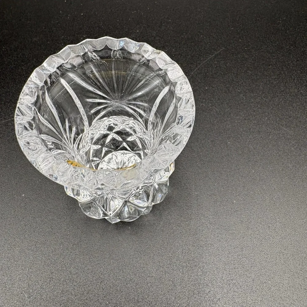 VTG‎ Kristal Zajecar 24% Lead Crystal Bud Vase / Yugoslavia